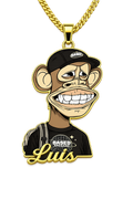 Custom Photo & Name Pendant – 18K Gold PVD | Stainless Steel