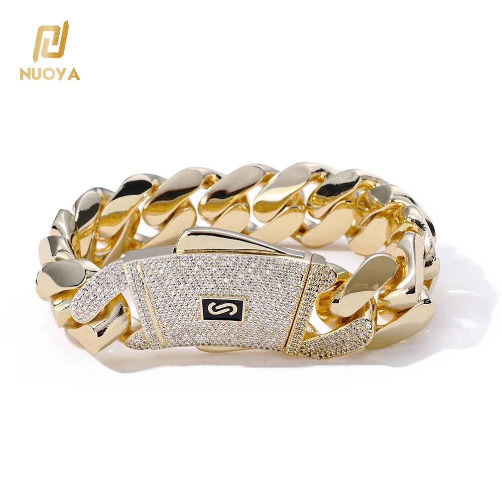 Cuban Link Chain – Stainless Steel | 14K Gold PVD